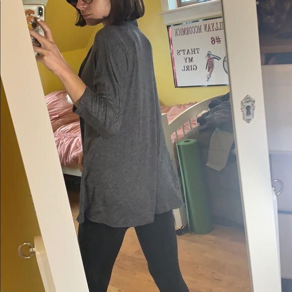 Grey Speckled Cardigan - Picture 2 of 4